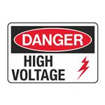 Danger High Voltage Decal